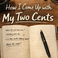 How I come Up With My Two Cents.