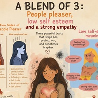 A BLEND OF 3: People pleaser, low self esteem and a strong empathy