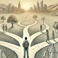 Paths mix and diverge