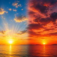 SUNRISE VS SUNSET