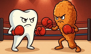 Tooth vs Chicken...K.O. : Why ratios are important culinary science.