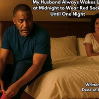 My Husband Always Wakes Up at Midnight to Wear Red Socks — Until One Night