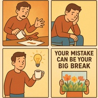 When the Painful Mistake becomes the Gainful Intake.