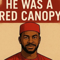 He was not just a walking red flag, he was a red canopy